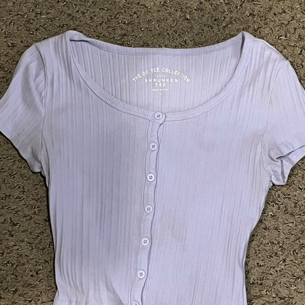 American Eagle Women's Lavender Top
